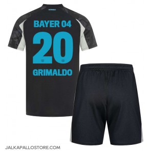 Bayer Leverkusen Alejandro Grimaldo #20 Kolmaspaita Lapsille 2024-25 Lyhythihainen (+ shortsit)